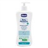 CHICCO Baby Moments Protection testápoló sampon adagolóval 93 % természetes összetevőkkel 500 ml