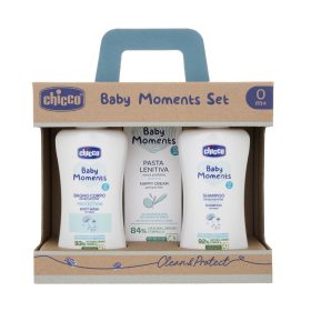 CHICCO Ajándék kozmetikai szett Baby Moments 0m+