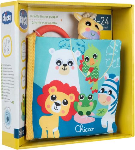 CHICCO Textil érzékszervi állatok könyve 3m+