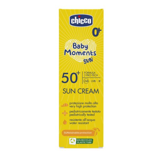 CHICCO Gyermek napozó krém SPF50+ 75ml, 0m+