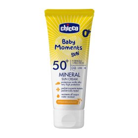  CHICCO Gyermek napozó krém ásványi összetevőkkel SPF50+ 75ml, 0m+