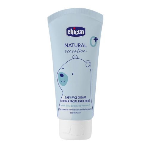 CHICCO Krém a baba arcára Natural Sensation sheavajjal és E-vitaminnal 50ml, 0m+