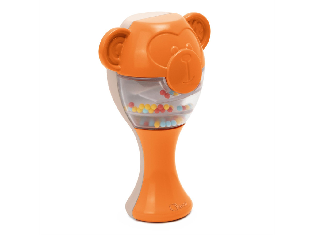 CHICCO Zörgő Maracas Majom Eco+ 6h+ - Környezetbarát és biztonságos anyagok.