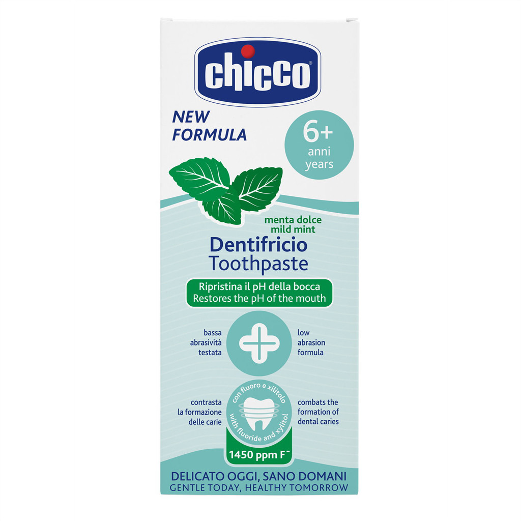 CHICCO Fogkrém Gyengéd menta 6h+ használata