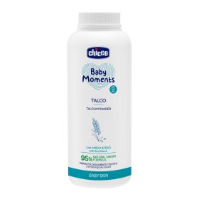   CHICCO Baby Moments gyermekpor rizskeményítővel 95 % természetes összetevőkkel 150 g