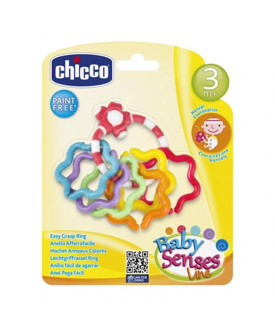 CHICCO Csillag alakú rágóka gyűrűn 3h+ közelről