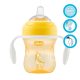 CHICCO Tanuló pohár Transition fogantyúkkal 200 ml sárga 4h+
