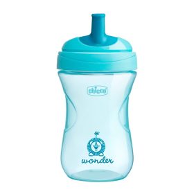   CHICCO Advanced bögre szívószálas ivófejjel 266 ml zöld 12m+