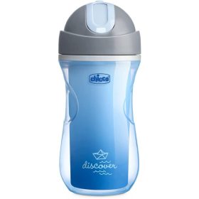 CHICCO Sport termo bögre szívószállal 266 ml kék 14h+