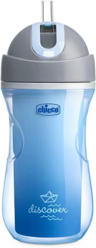 CHICCO Sport termo bögre szívószállal 266 ml kék 14h+