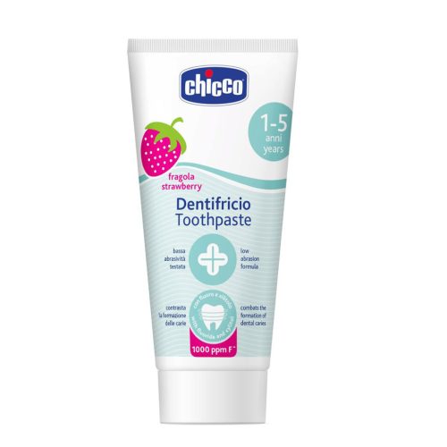 CHICCO Fogkrém eper ízesítéssel fluoriddal 50ml, 1-5év