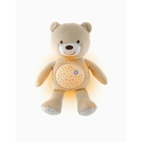   CHICCO Medvídek usínáček projektorral és zenével Baby Bear First Dreams semleges bézs 0m+