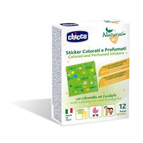 CHICCO Színes illatosított rovarriasztó matricák 12db