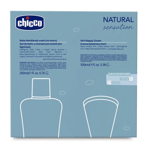 CHICCO Ajándék kozmetikai szett Natural Sensation - Daily Protection 0m+