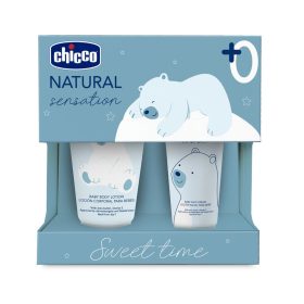   CHICCO Ajándék kozmetikai szett Natural Sensation - Sweet Time 0m+