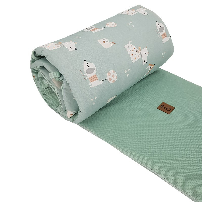 EKO Védőrács az ágyba VELVET Dogs Mint 180x35 cm - Előnyök