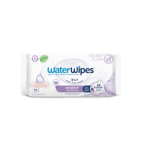   WATERWIPES Műanyagmentes nedves törlőkendők Soothing clean 60 db