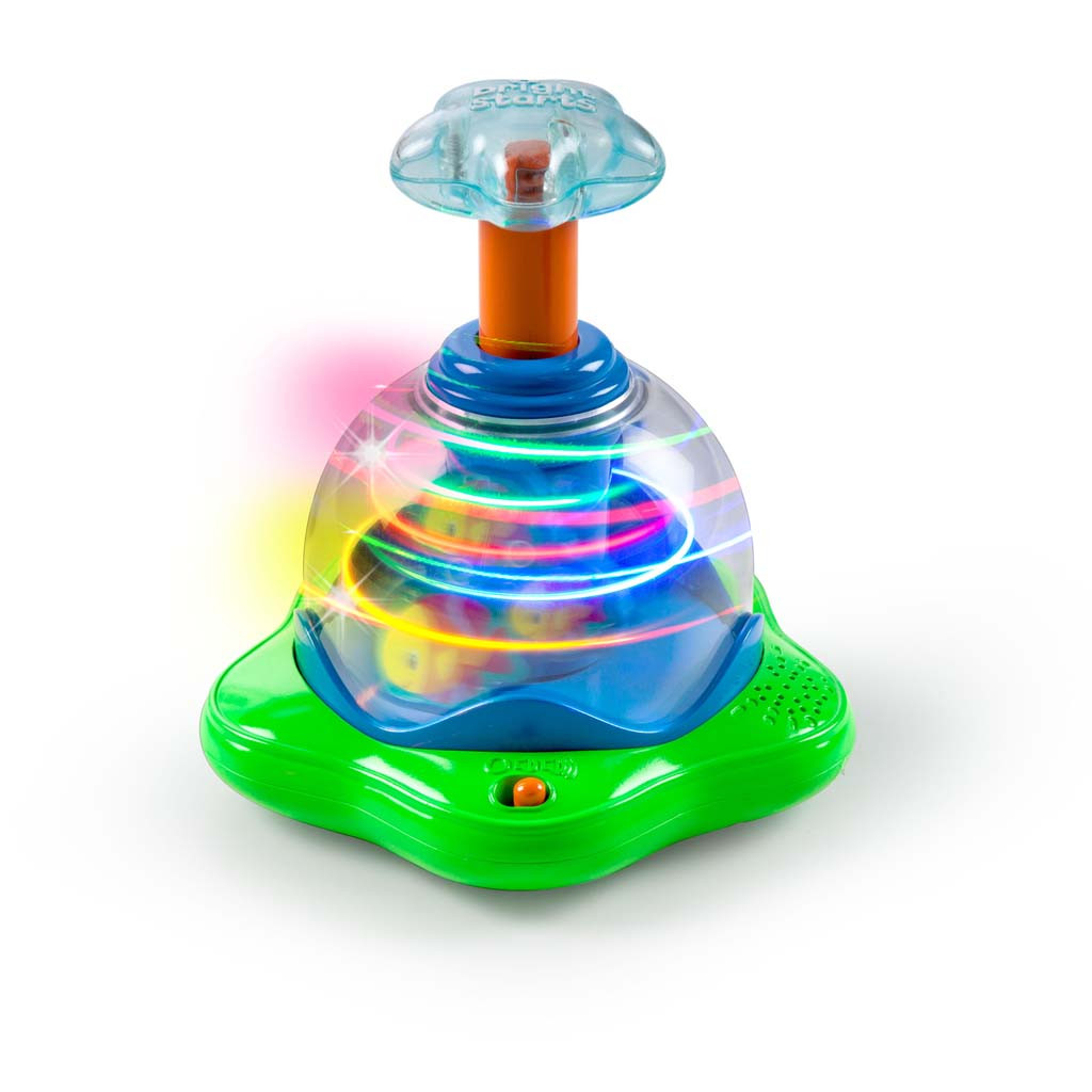 BRIGHT STARTS Zenélő, világító játék Press & Glow Spinner 6hó+ fő kép