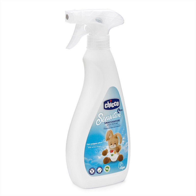 CHICCO Folteltávolító Sensitive 500 ml használat közben