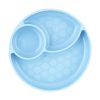 CHICCO Szilikon tányér, kékzöld 12h+
