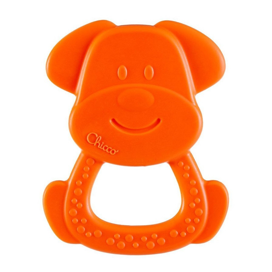 CHICCO Rágóka Eco+ Kutya Charlie narancssárga 3h+ fő képe