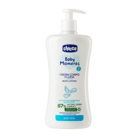 CHICCO Testápoló tej adagolóval Baby Moments 87 % természetes összetev