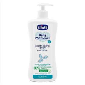   CHICCO Testápoló tej adagolóval Baby Moments 87 % természetes összetevőkkel 500 ml