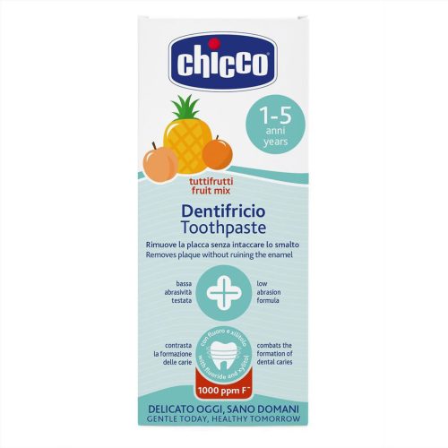 CHICCO Fogkrém Gyümölcs mix fluoriddal 50ml, 1-5év
