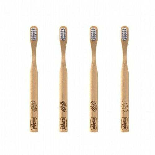 CHICCO Eco Bamboo ökológiai fogkefe, biológiailag lebomló bambusz