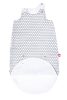 MOTHERHOOD Hálózsák Muszlin 2in1 Zip a Round Grey Classics 3-18 hó 0,5 tog