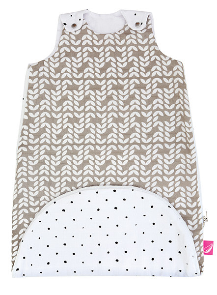MOTHERHOOD Hálózsák 2in1 ZIP-A-Round Beige muszlin Beige Classics 3-18hó 0,5 tog