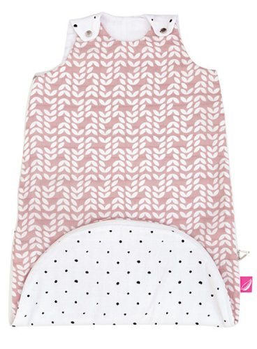 MOTHERHOOD Hálózsák 2in1 ZIP-A-Round Bézs muszlin Pink Classics 3-18hó 0,5 tog
