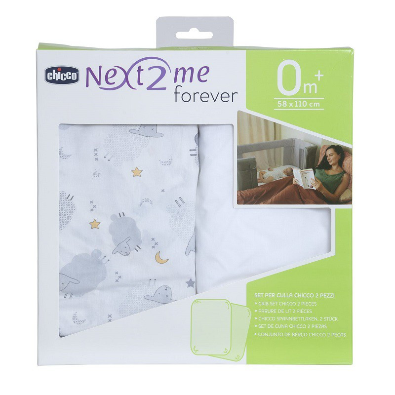 CHICCO Lepedő a Next2Me Forever babaágyhoz - Kényelmes és puha anyag