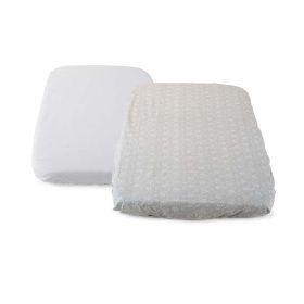 CHICCO Lepedő a Next2Me babaágyhoz 2 darab - Grey fox