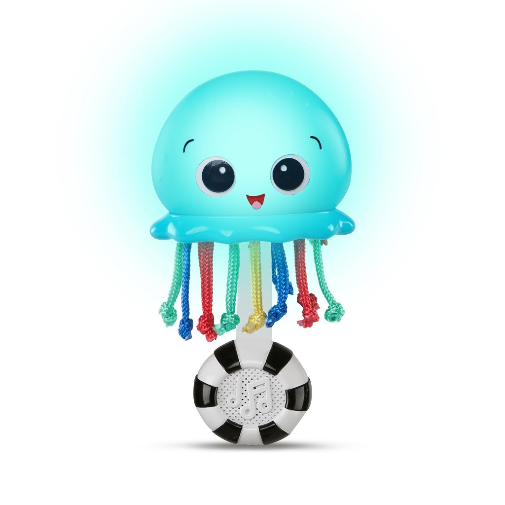 BABY EINSTEIN Zenélő és világító játék Ocean Glow Sensory Shaker™ - Részletek