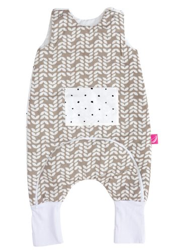 MOTHERHOOD Hálózsák lábakkal és zsebbel Beige Classics 1-1,5év 2 tog