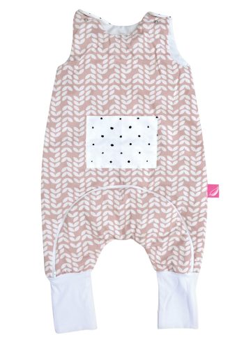 MOTHERHOOD Hálózsák lábakkal és zsebbel Pink Classics 1-1,5év 2 tog