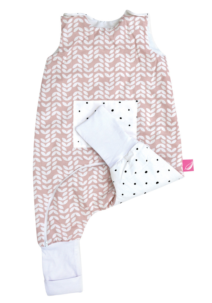 MOTHERHOOD Hálózsák lábakkal és zsebbel Pink Classics részletei