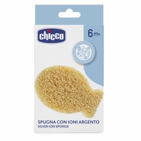CHICCO Szivacs ezüstionokkal a mosáshoz 6m+