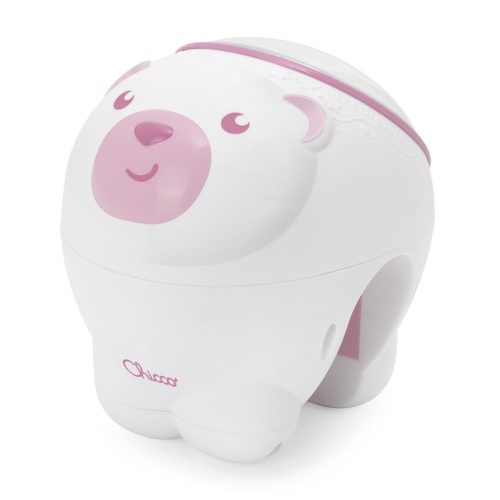 CHICCO Projektor a sarki fény Jegesmedve rózsaszín