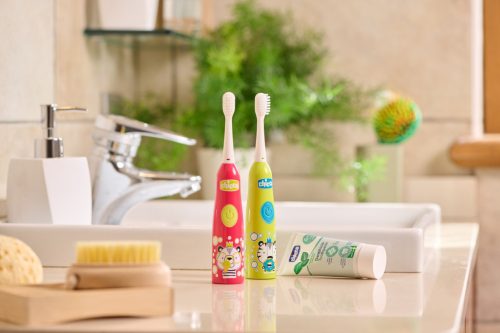 CHICCO gyermek elektromos fogkefe Panda 3év+