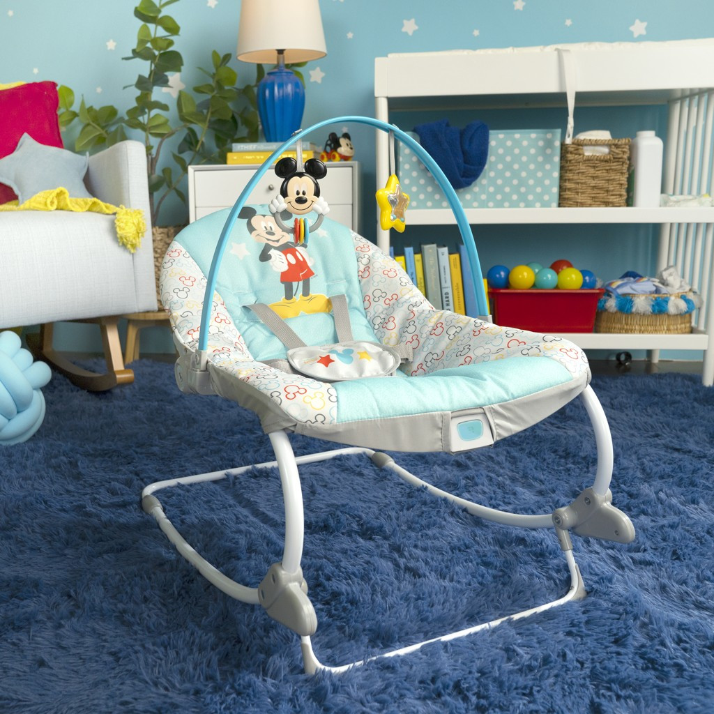 Könnyen összecsukható DISNEY BABY Vibráló hinta Mickey Mouse Original Bestie™