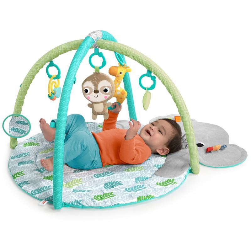 BRIGHT STARTS Játszószőnyeg Hug-N-Cuddle 0 hó+ funkciói