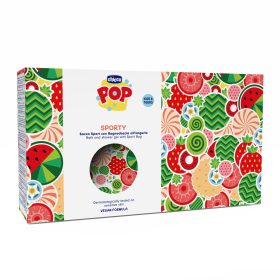   CHICCO POP Fürdő- és Tusfürdő Sporttáskával Bubbly Watermelon 300ml
