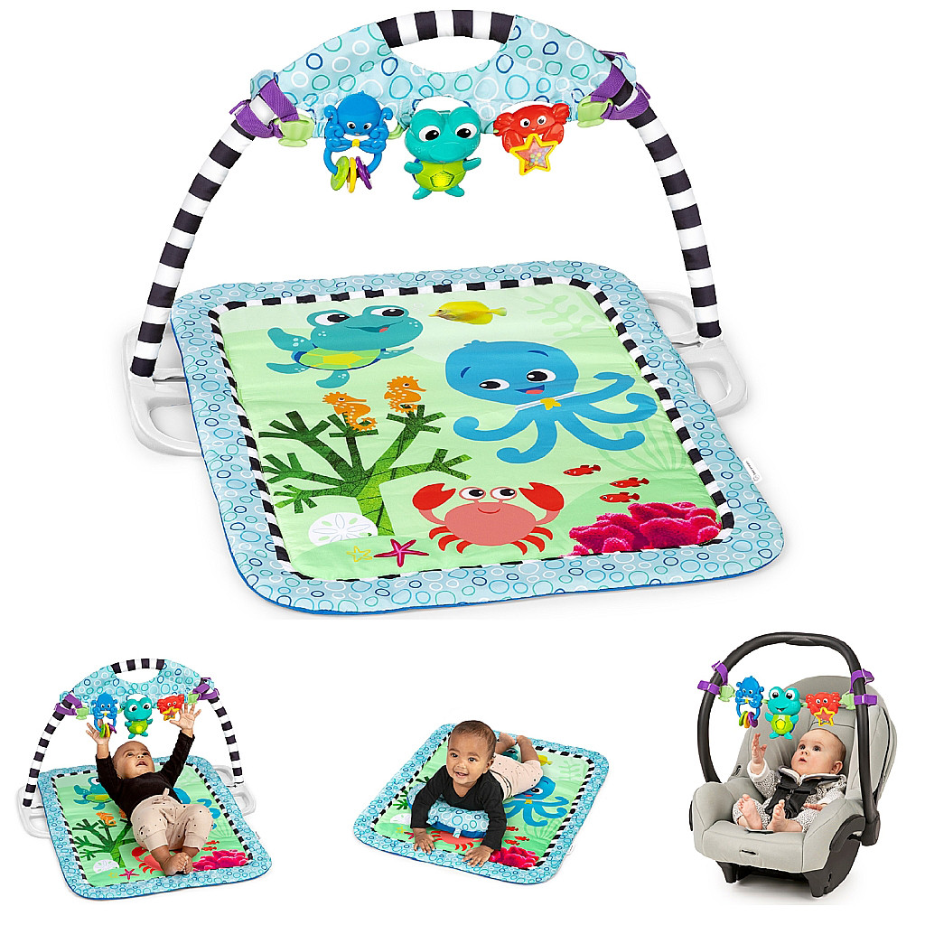 BABY EINSTEIN Játszószőnyeg Neptune ™ 0hó+ kibontva, használatban