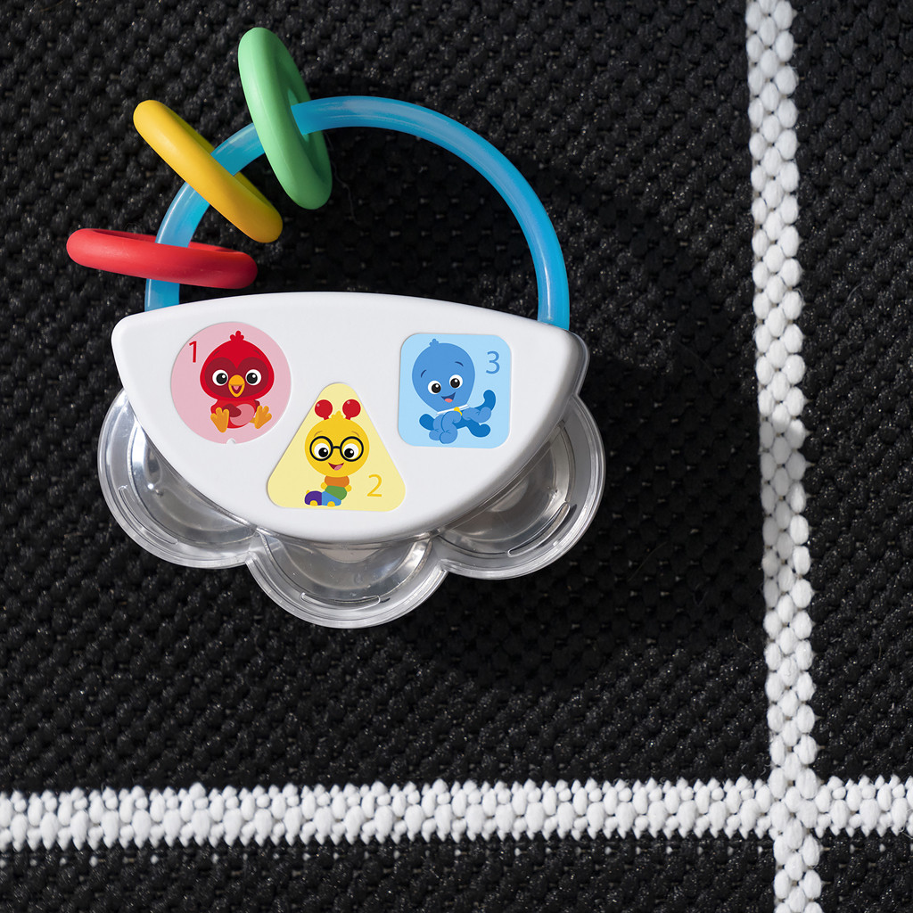 BABY EINSTEIN Tamburin csörgővel előnyei
