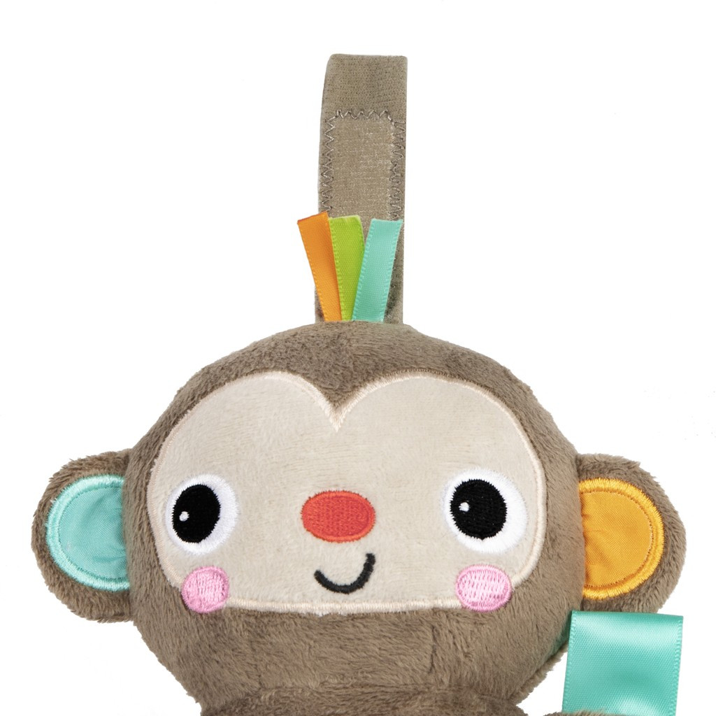 BRIGHT STARTS Játék dallamokkal C-karikán Pull, Play & Boogie™ majom - Részletek