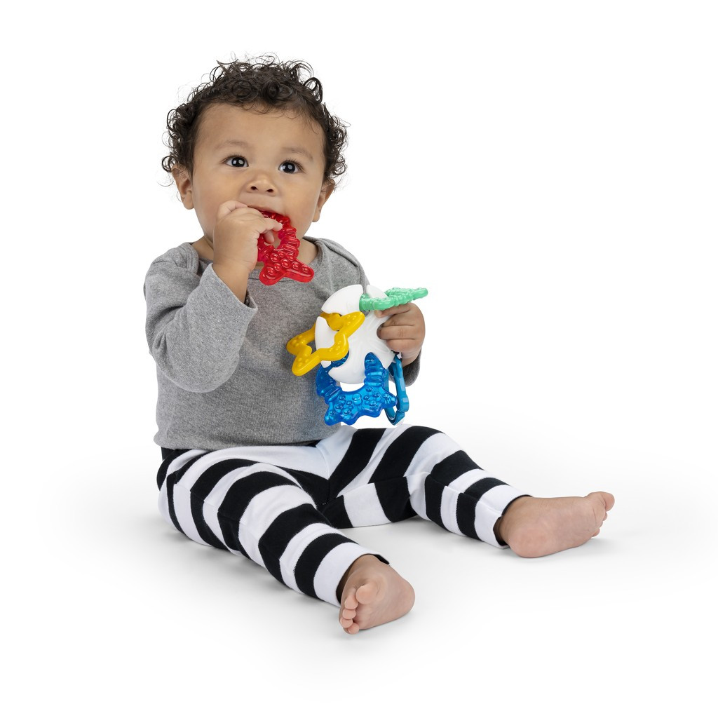 BABY EINSTEIN Rágóka Ocean Explorers Sea of Sensory™ 3hó+ előnyei