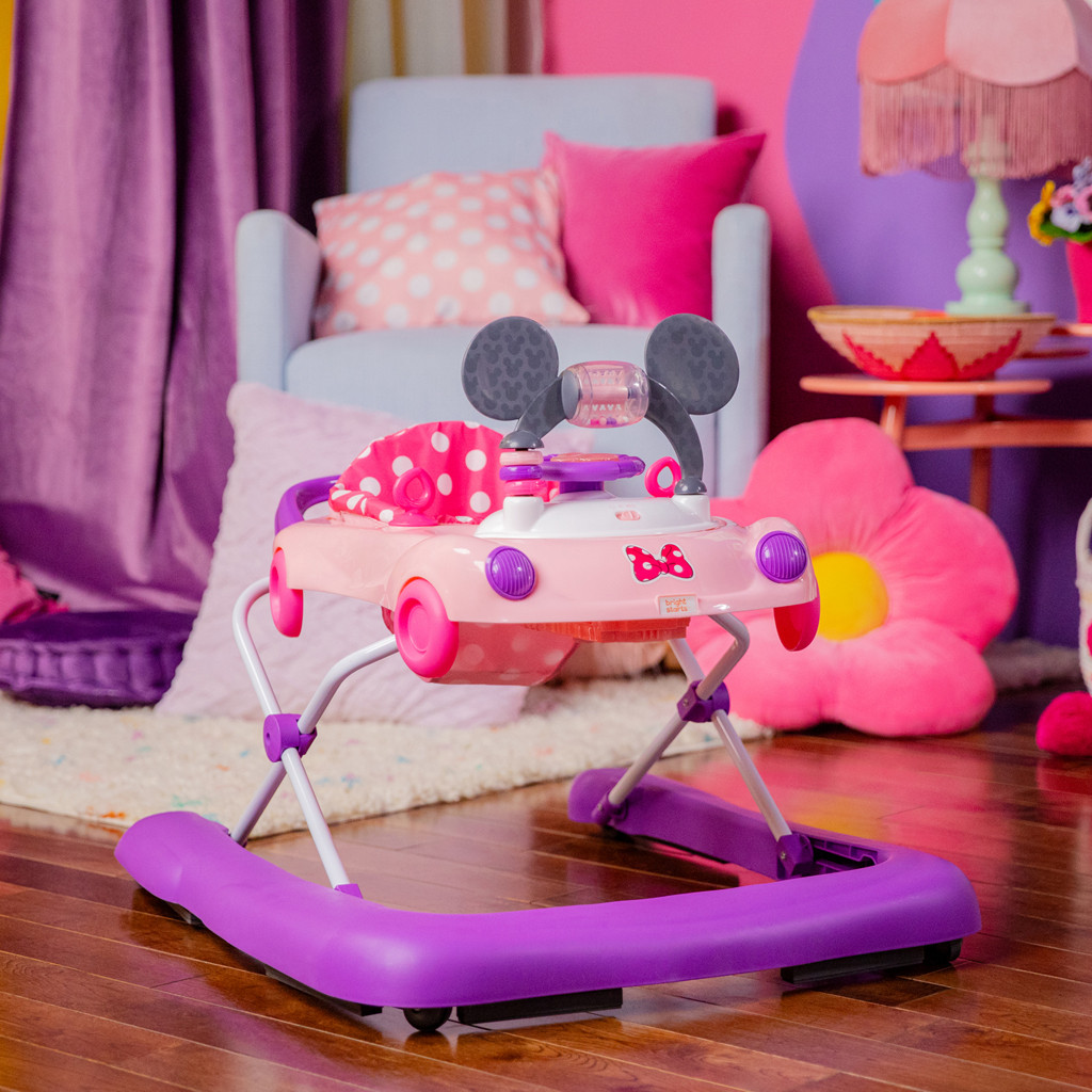 BRIGHT STARTS Minnie Mouse járóka összecsukva