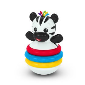   BABY EINSTEIN Rágóka építőjáték zebra Stack & Wobble Zen™ 3hó+